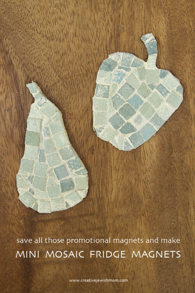 Mosaic Stone Fridge Magnets Craft For Kids