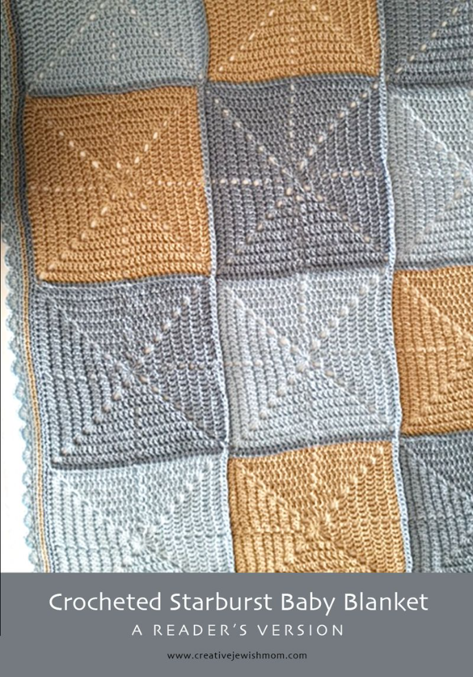Crocheted Patchwork Starburst Baby Blanket: A Reader’s Version!