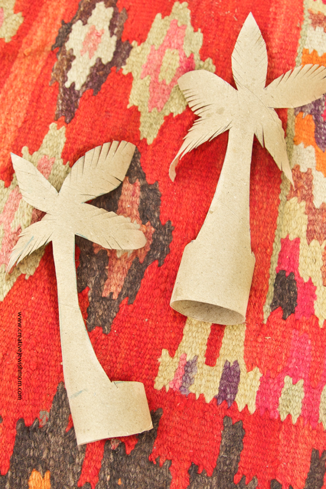 Recycled Paper Towel Tube Palm Trees For Passover (Or Anytime, Of Course!)