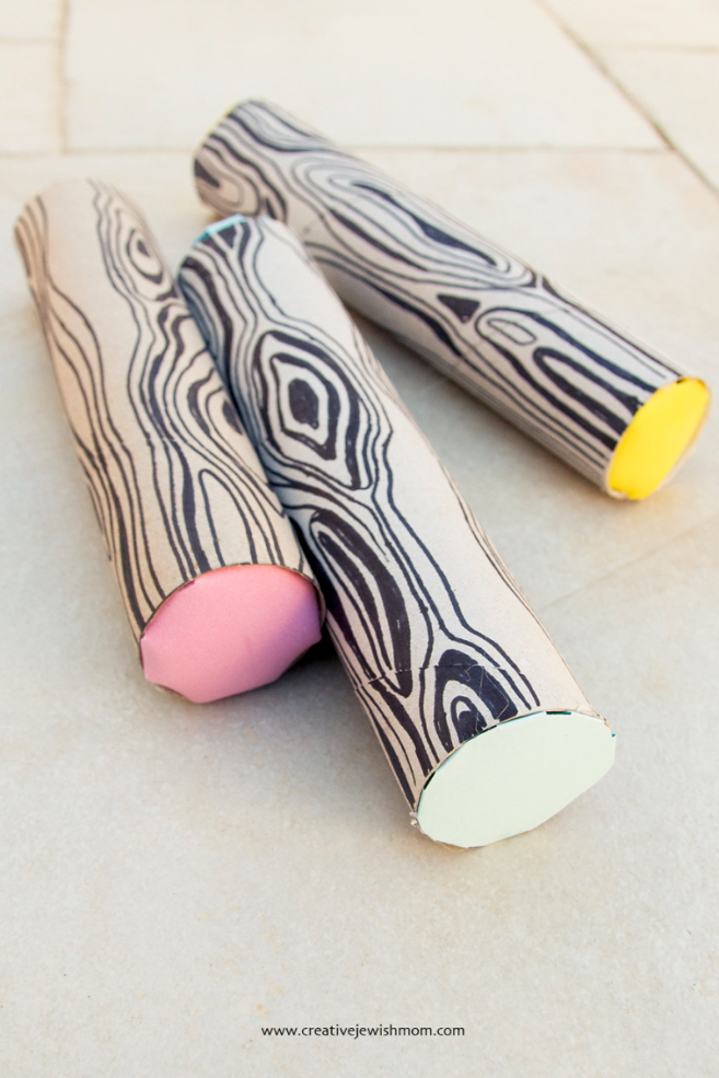 Recycled Paper Towel Tube Logs!