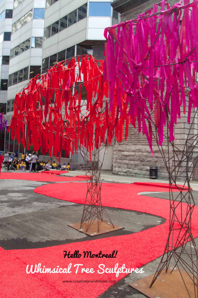 Fabulous Wire Frame Tree Sculptures As Summer Street Art In Montreal