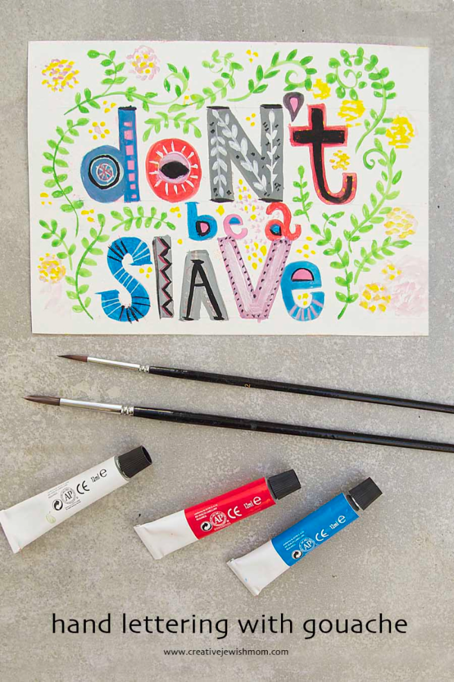 Hand Lettering With Gouache For Journaling And So Much More!