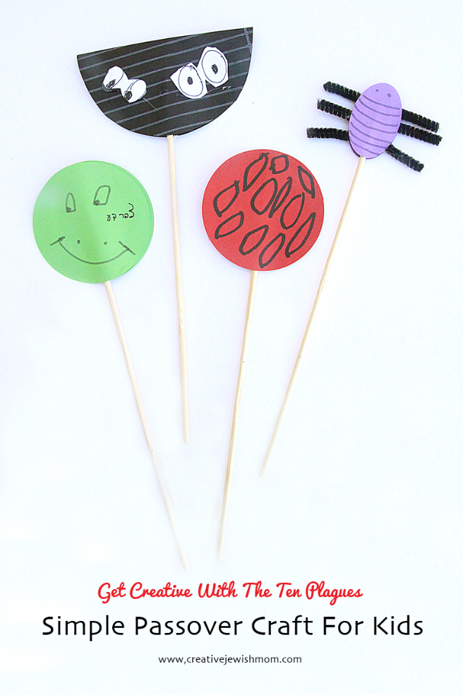 Ten Plagues Passover Seder Craft For Kids