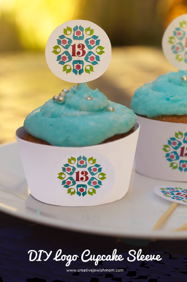 DIY Logo Cupcake Sleeve