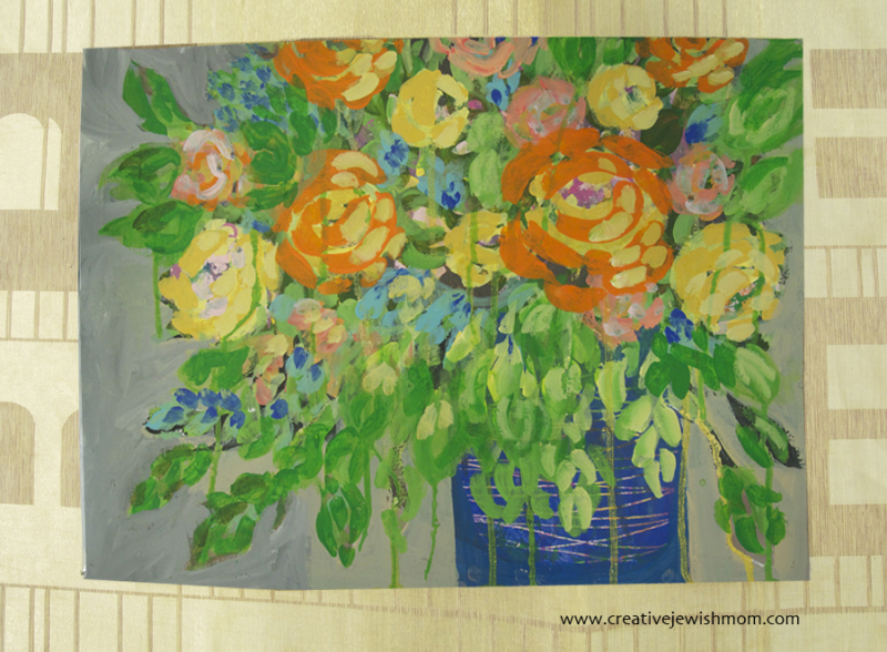 Painting Loose Florals With A Mystery Underlayer