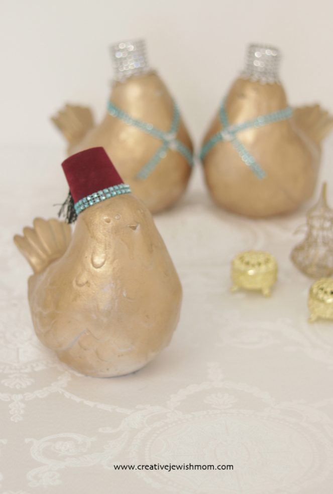 Golden Doves Henna Party Centerpiece