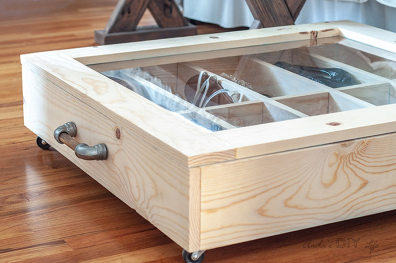 DIY-under-bed-shoe-organizer