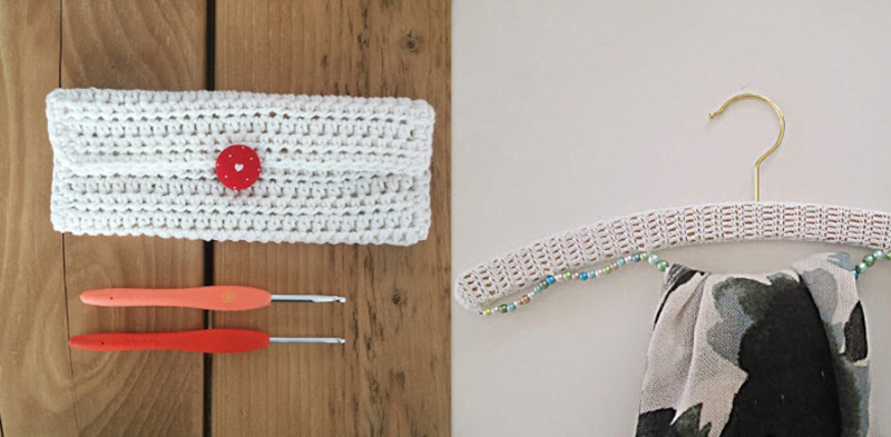 Crochet-hook-bag crochet-hanger-cover