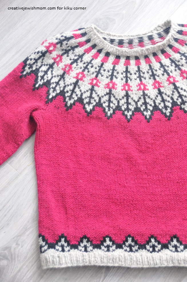 Knit-modern-fairisle-leaf-pattern-sweater