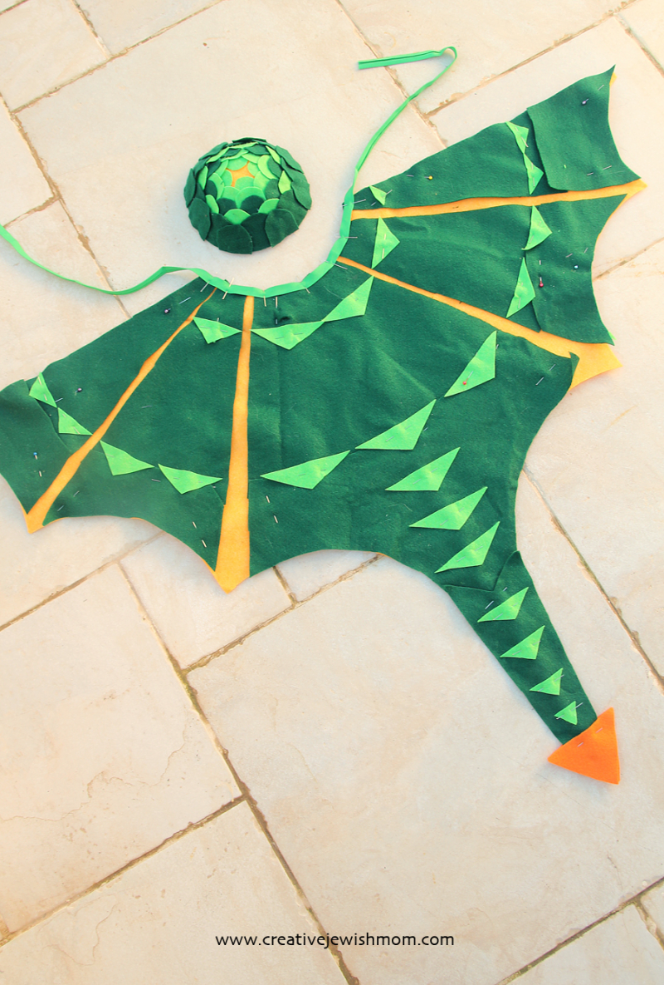 DIY No-Sew Dragon Cape