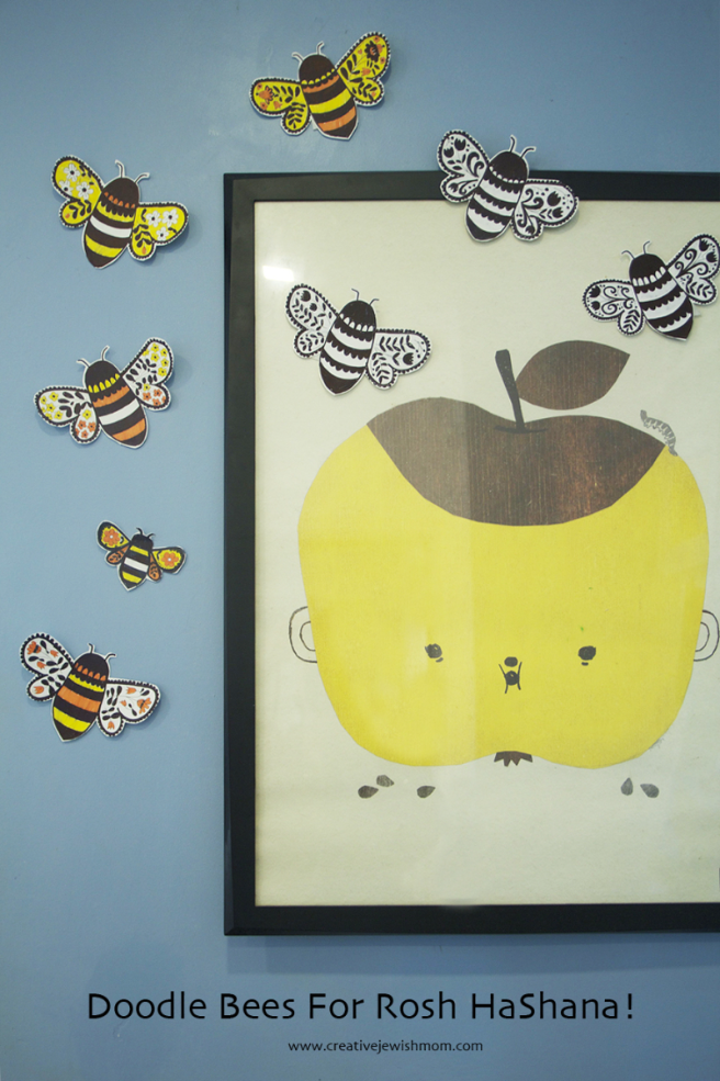 Doodle Bees For Rosh HaShana!