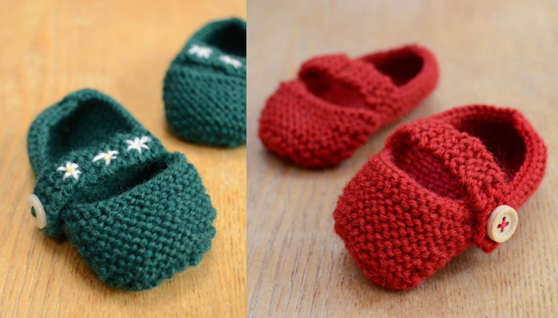 Knit-baby-maryjane-booties