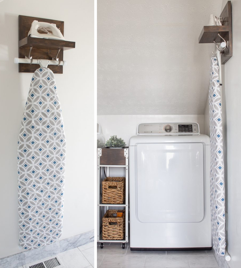 Diy-wood-iron-and-ironing-board-shelf