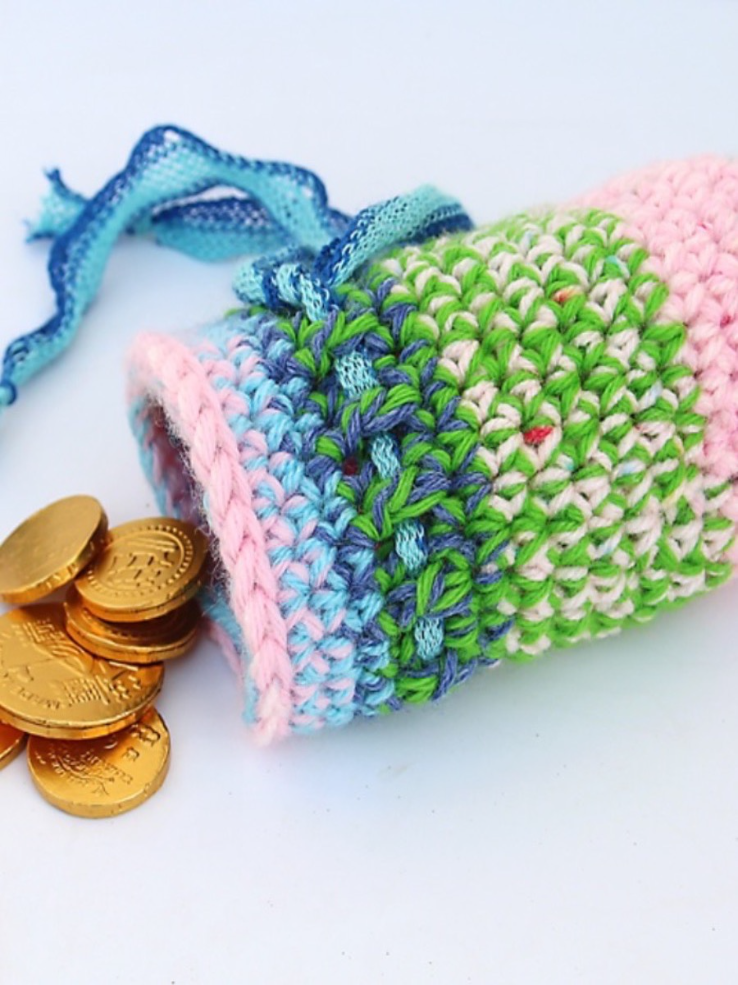 Crocheted Gift Bags For Chanukah Are A Yearly Tradition!