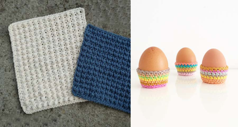 Crochet-washcloths crocheted-egg-cups