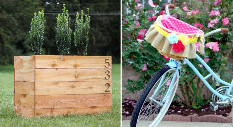 Cedar-planter-box-plans DIY-bicycle-basket