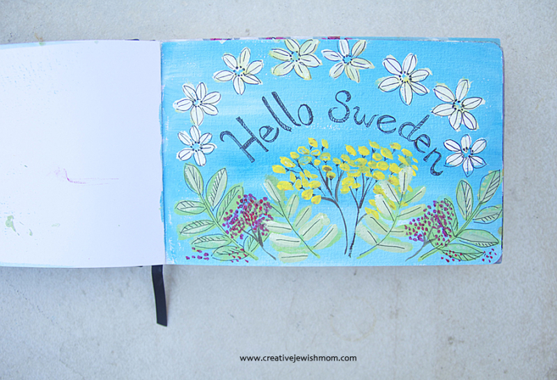 A Peek Inside My New Landscape Format Sketchbook