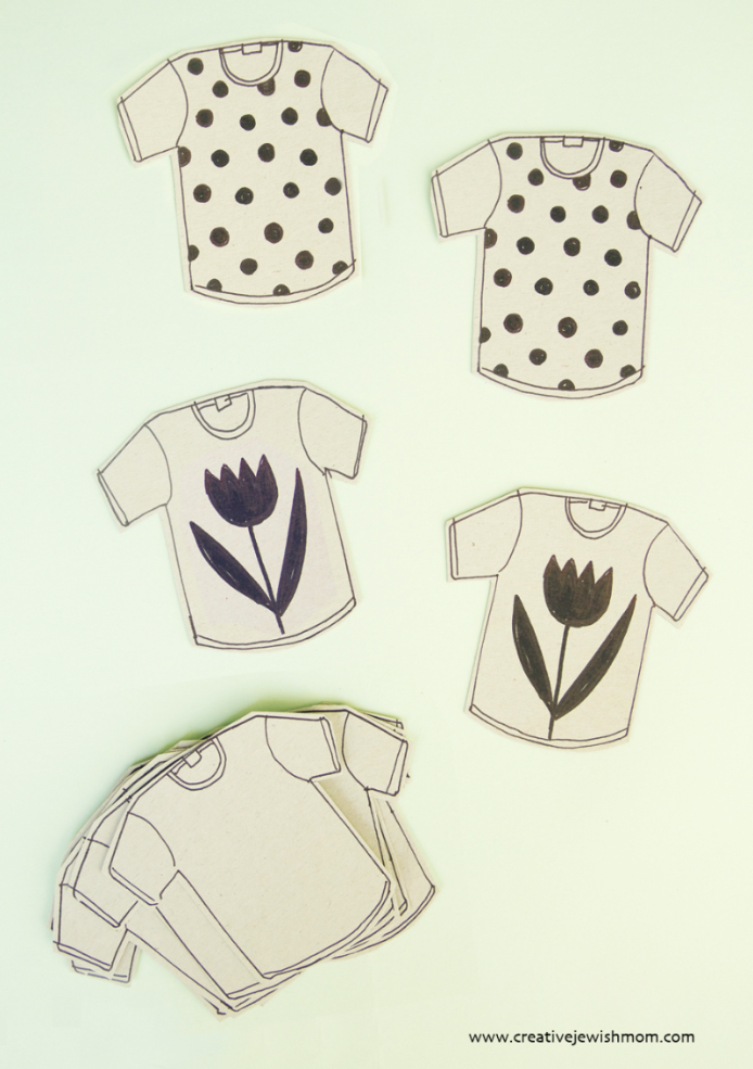 Mini Cardboard T-Shirt Memory Game Is Perfect For Your Family Get Together!
