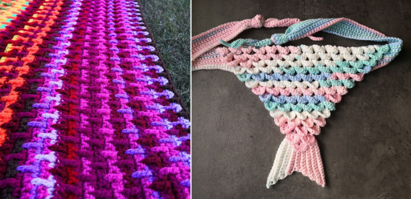 Crocheted-mermaid-scarf