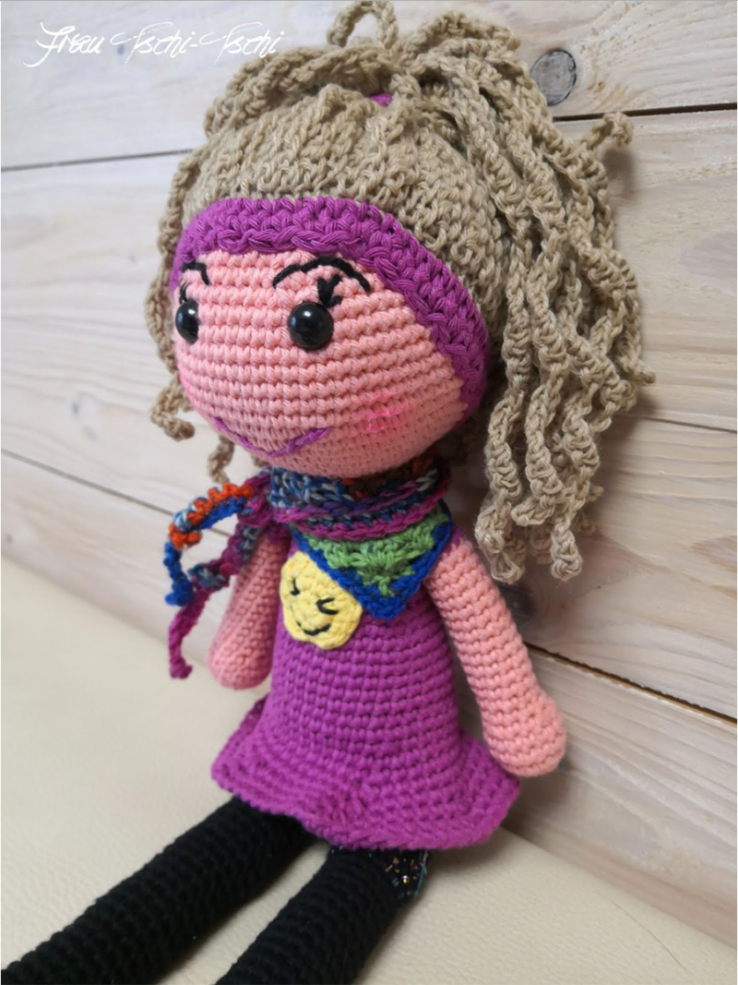 Crocheted dragon stuffie