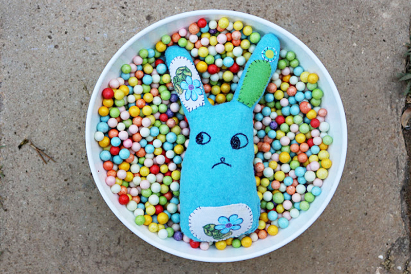 Felt-bunny-softie