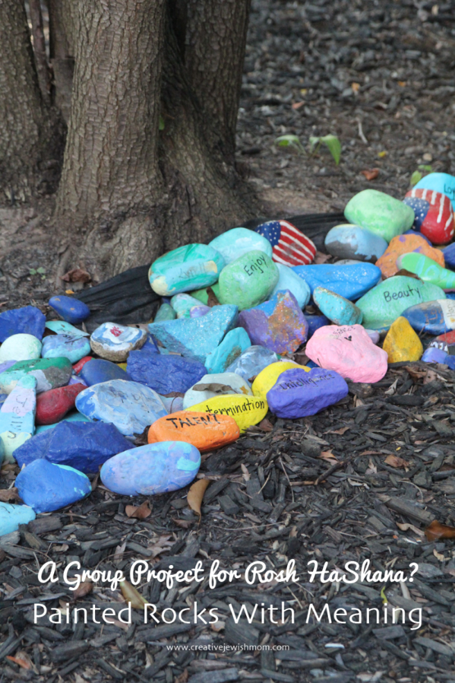 Painted Rock Garden Project For Rosh HaShana!