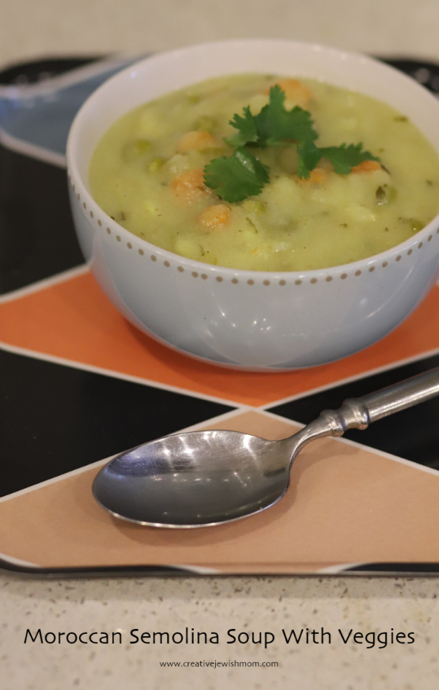 Moroccan Semolina Soup With Veggies Is Perfect Right Now!