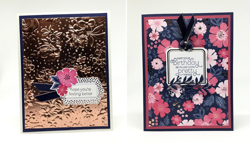 Scrappy flower get well card  birthday card