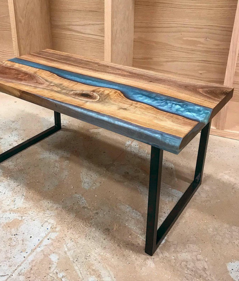How To Make A Stunning River Table Without Investment Using Recycled Materials