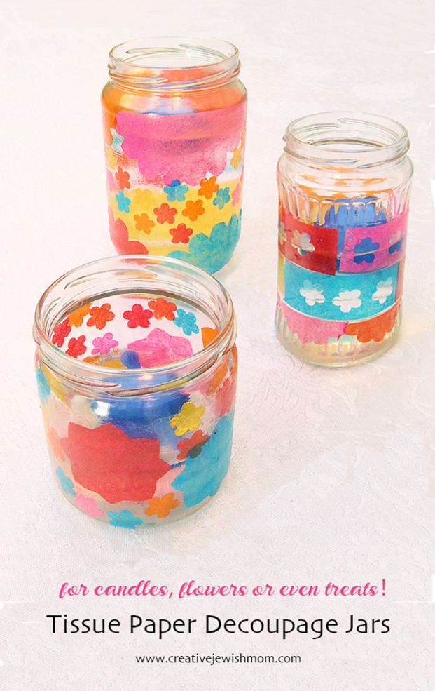 Use Recycled Jars And Tissue Paper To Create Festive Lanterns!