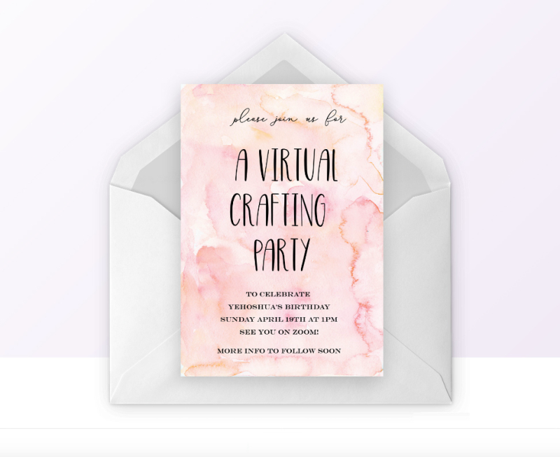 How To Plan A Virtual Crafting Party