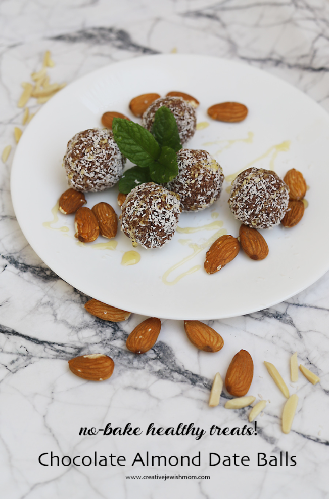 Chocolate Almond Date Balls Are No Bake And Healthy As Can Be!