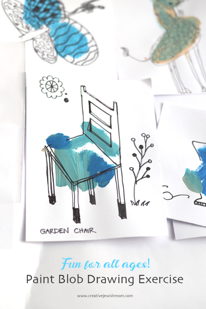 Paint Blob Creative Drawing Exercise For All Ages!