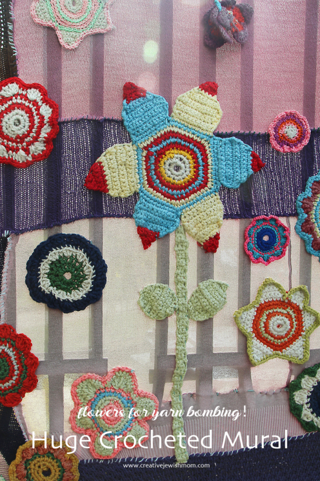 Hello Prague: Huge Crochet Applique Mural