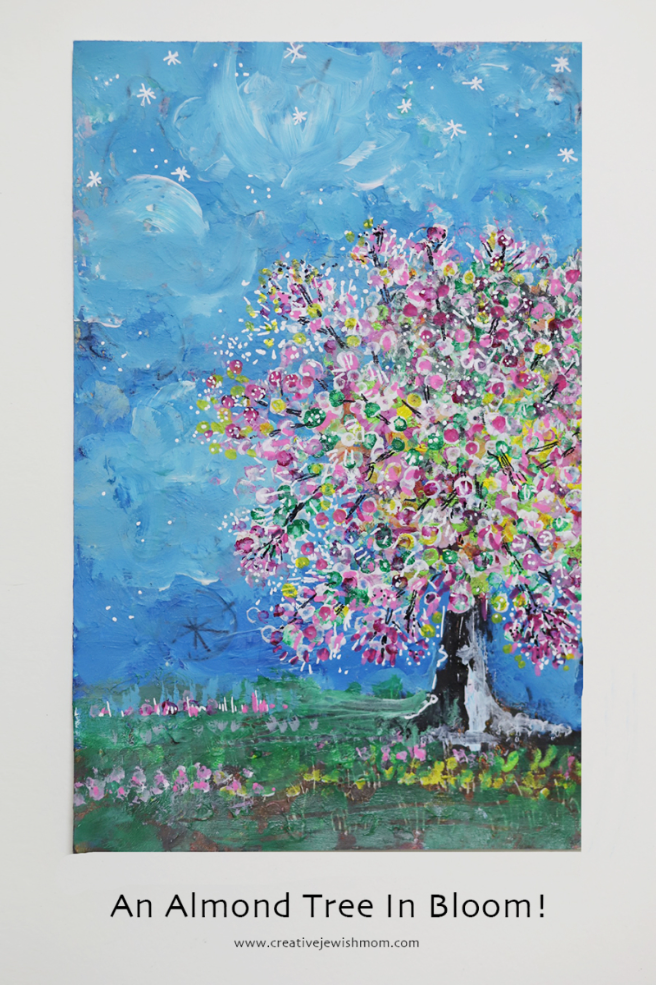 Trees In Bloom Finger Paintings For All Ages!
