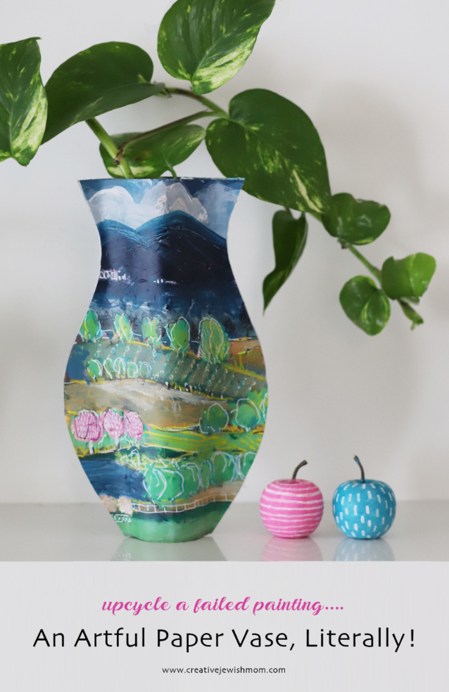 DIY Paper Vase For Spring Makes An Amazing Gift!