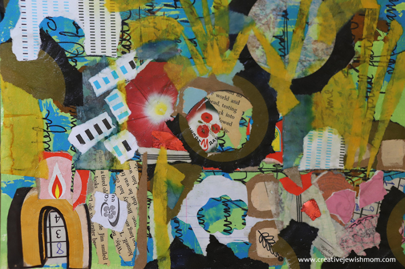Process Art Collage For The Three Weeks