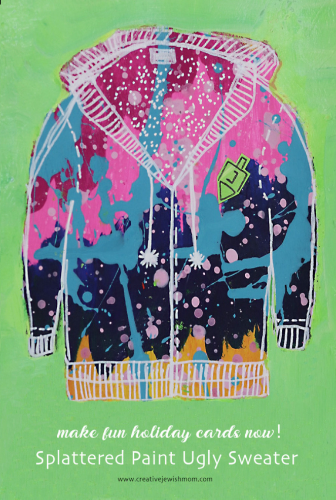 DIY Ugly Holiday Sweater Cards To Make Now!