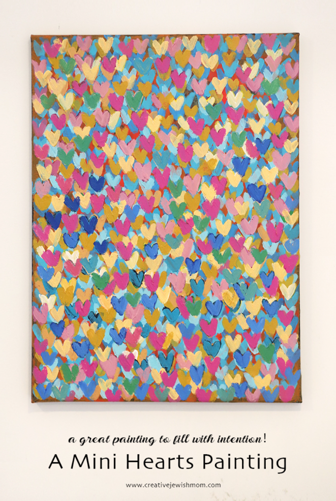 Mini Graffiti Hearts Painting To Spread The Love
