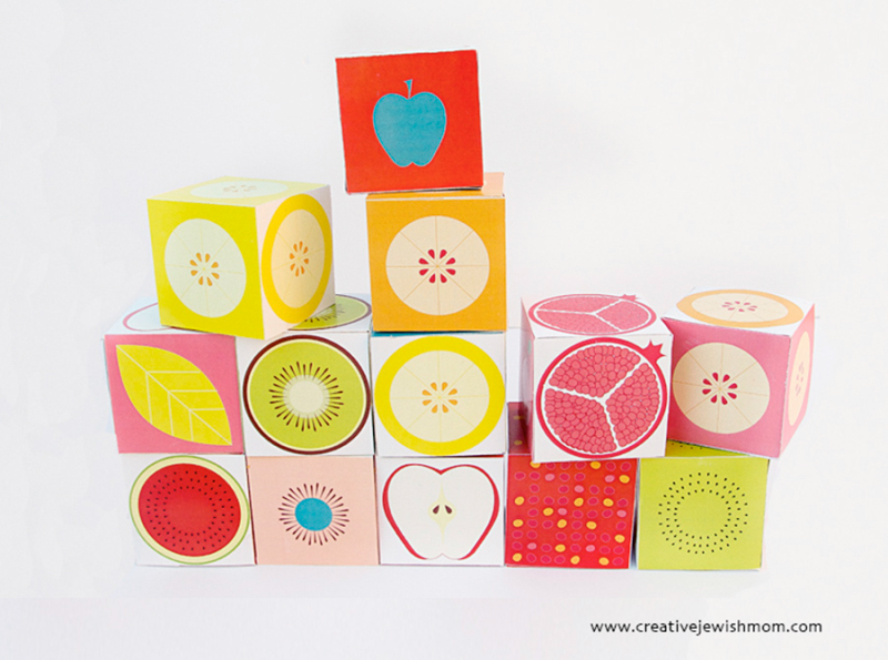 Printable Fruit Themed Favor Boxes For Tu B’Shevat!