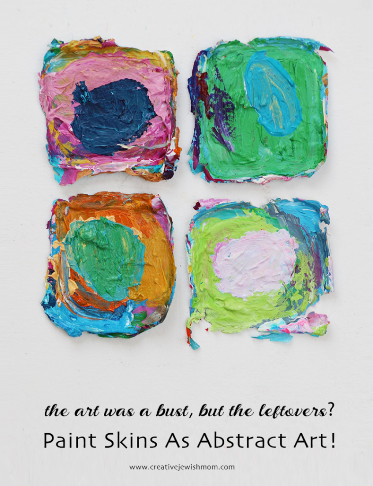 Acrylic Paint Skin Leftovers Can Be Used In Crafting!