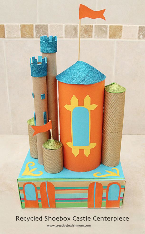 DIY Cardboard Castle Party Centerpiece Or Kid’s Toy!