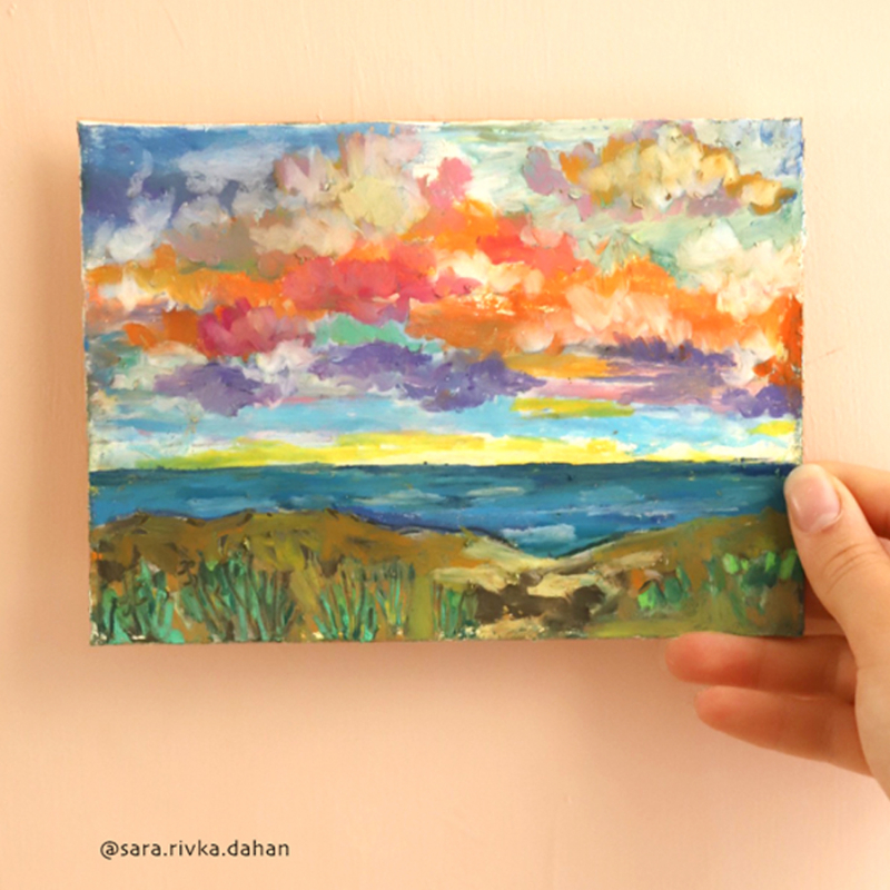 A Make 100 Oil Pastel Paintings Challenge!