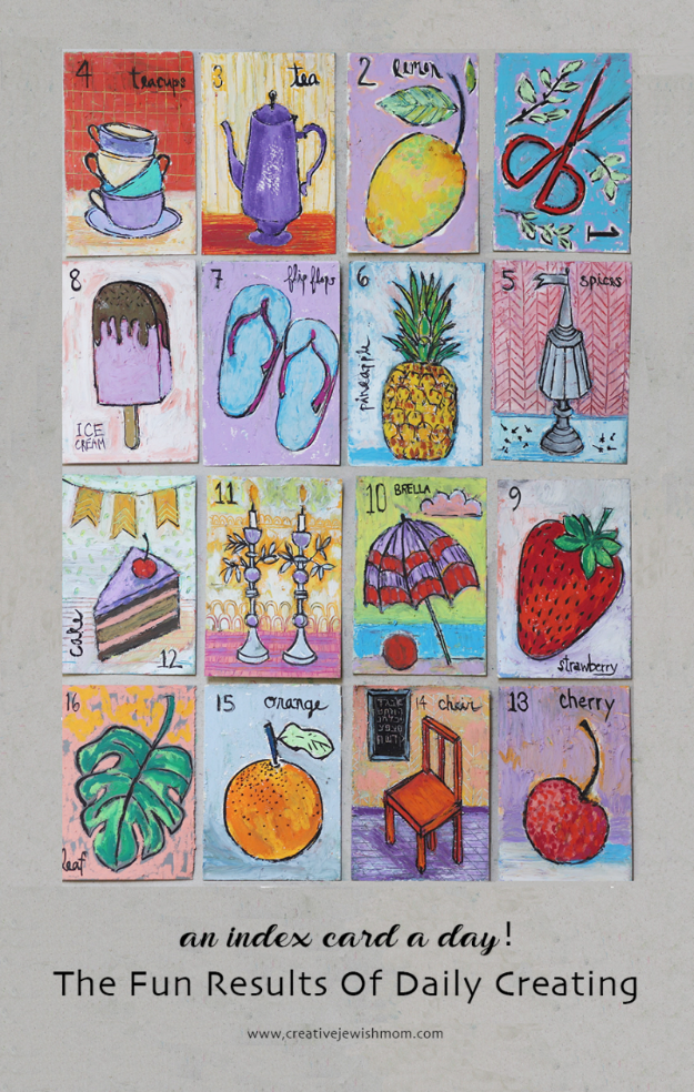 Daily Creating On An Index Card Produces Fun Results!