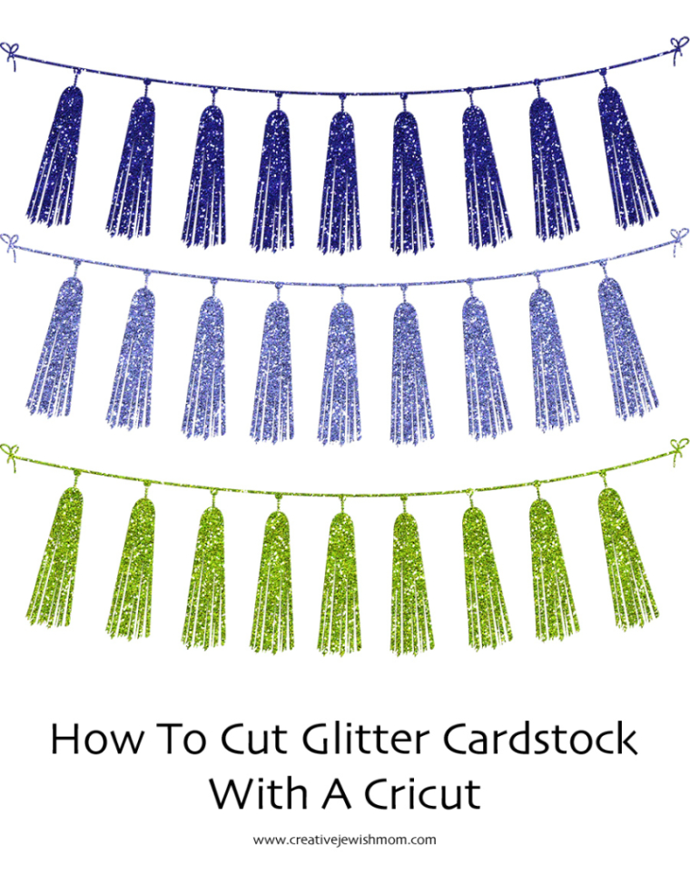 How To Cut Glitter Cardstock With Cricut