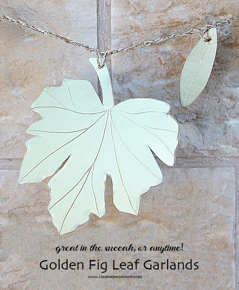 Golden Fig Leaf Garland