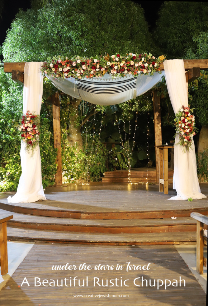 A Stunning Rustic Chuppa Under The Stars