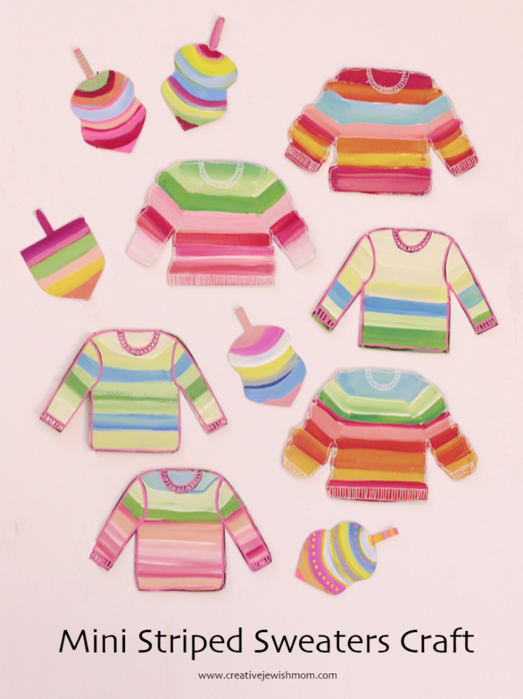 Fun Mini Ugly Sweater Craft For Chanukah