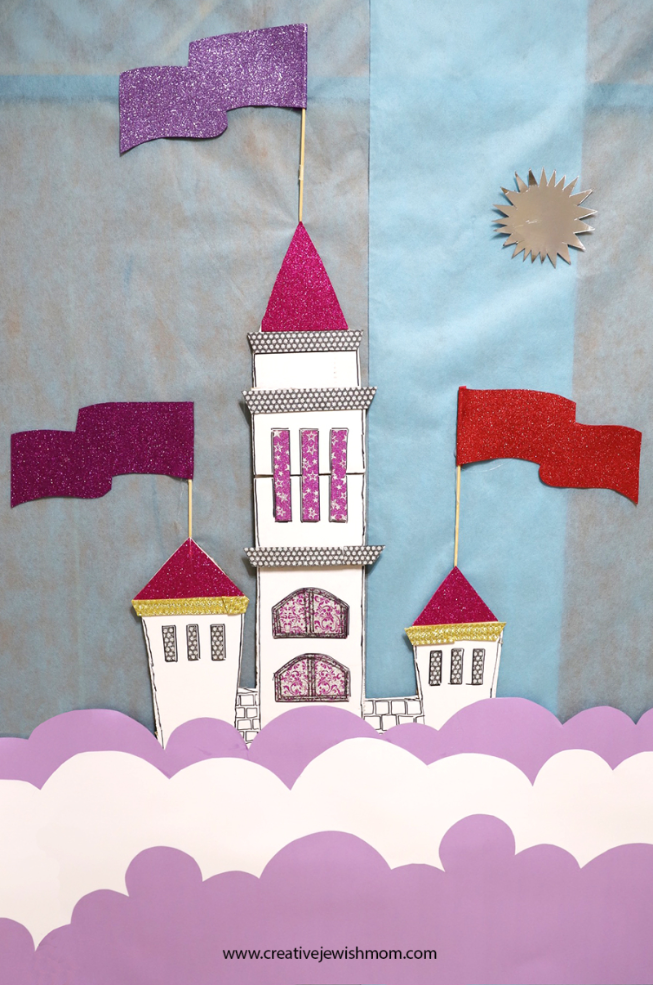 DIY Recycled Cardboard Castle Wall Decor!