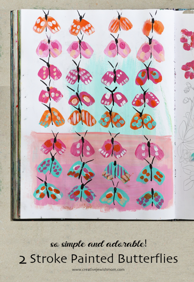 Simple Two-stroke Painted Butterfly Is Perfect Right Now!